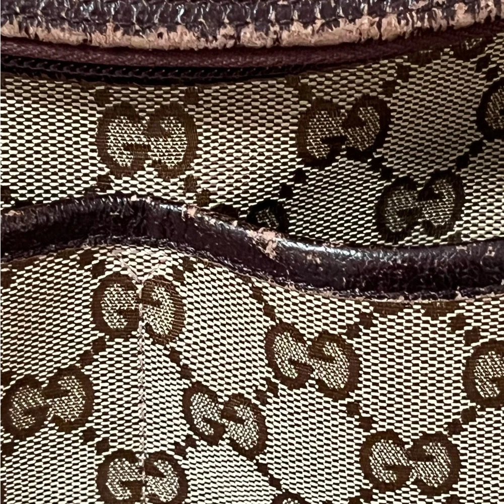 Gucci Monogram Canvas Diaper Bag